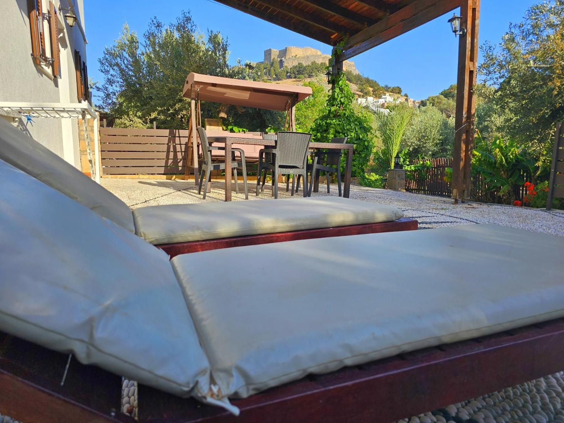 Galini View Apartments Lindos Dış mekan fotoğraf