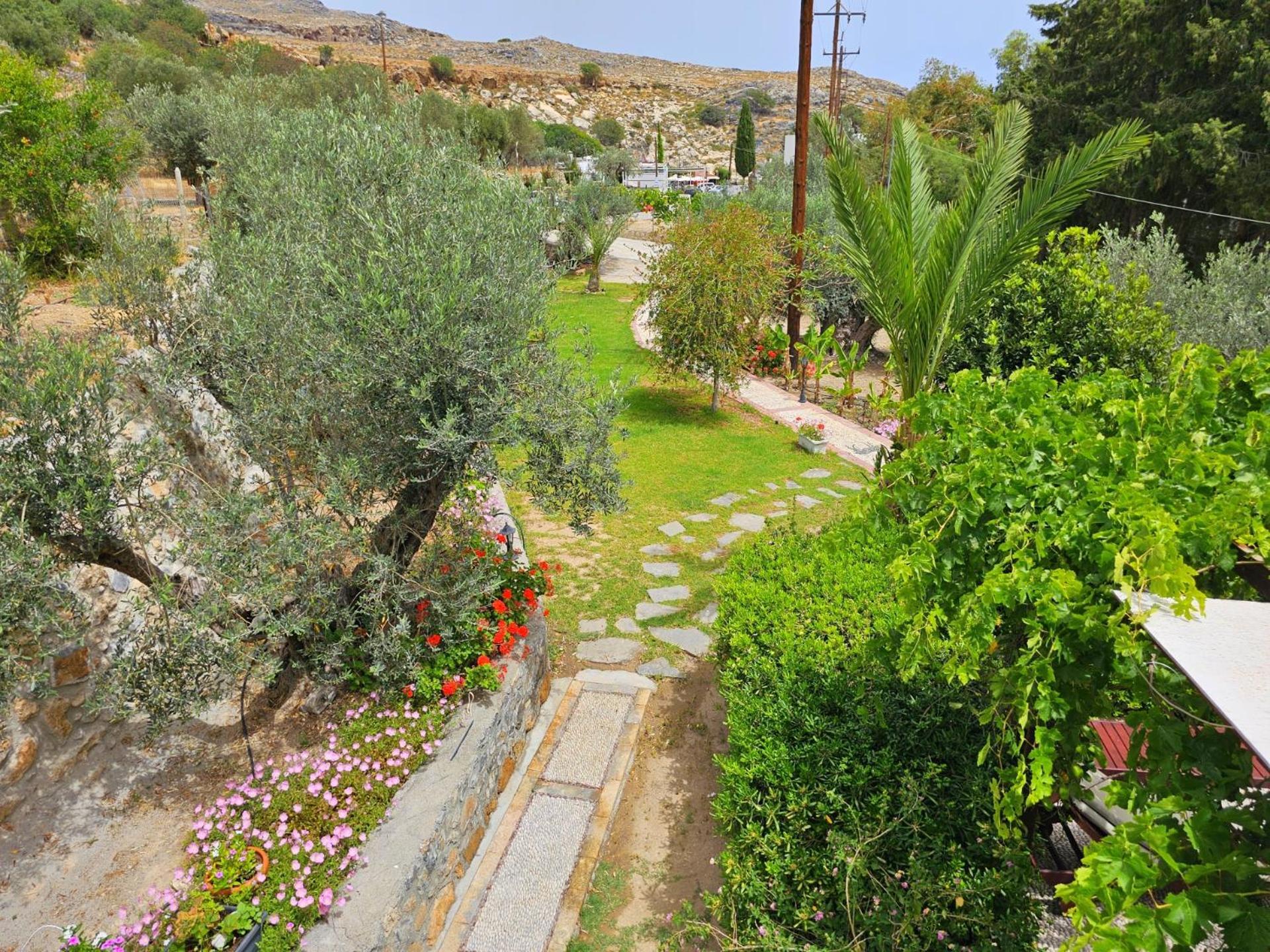 Galini View Apartments Lindos Dış mekan fotoğraf