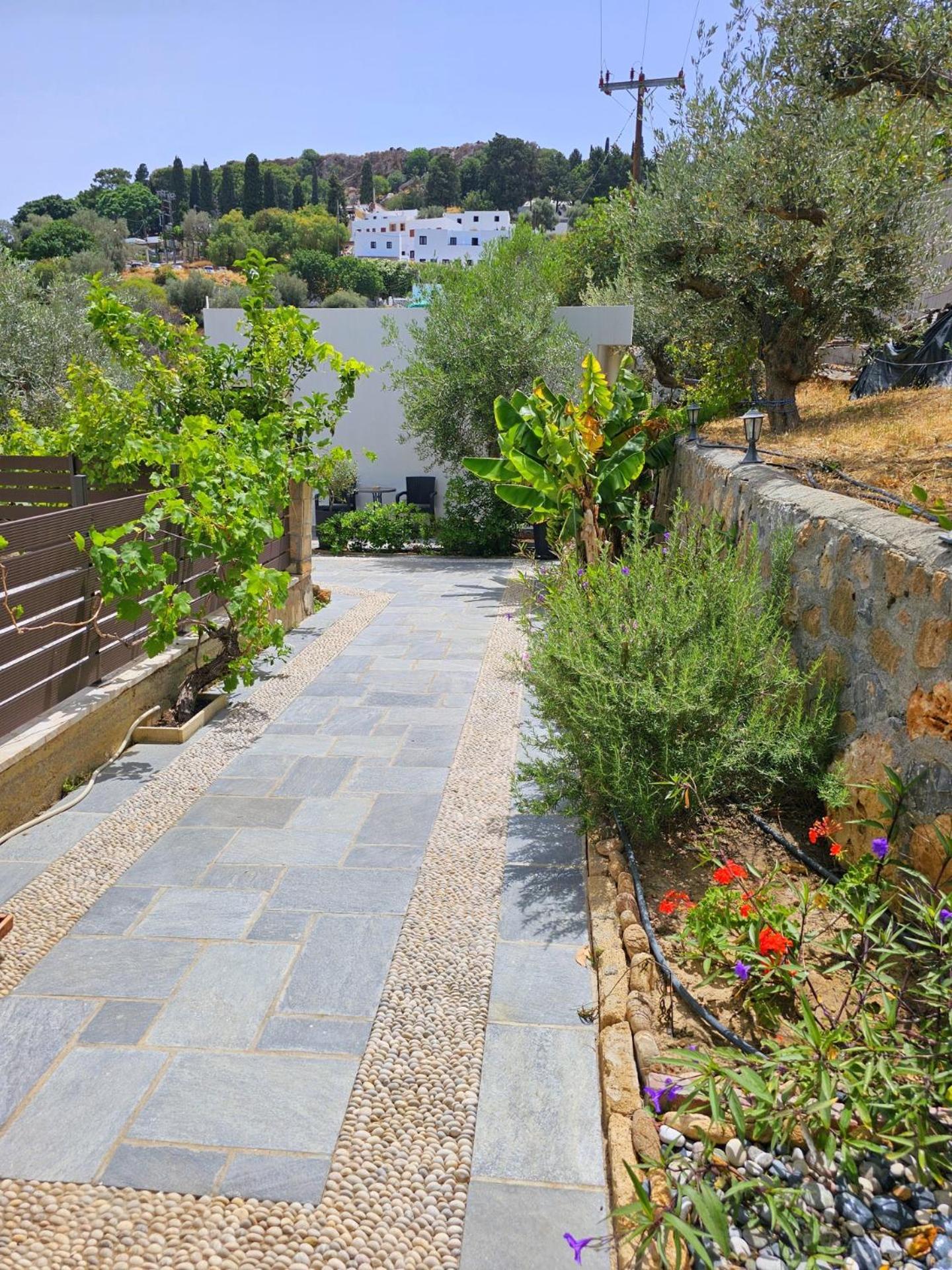 Galini View Apartments Lindos Dış mekan fotoğraf