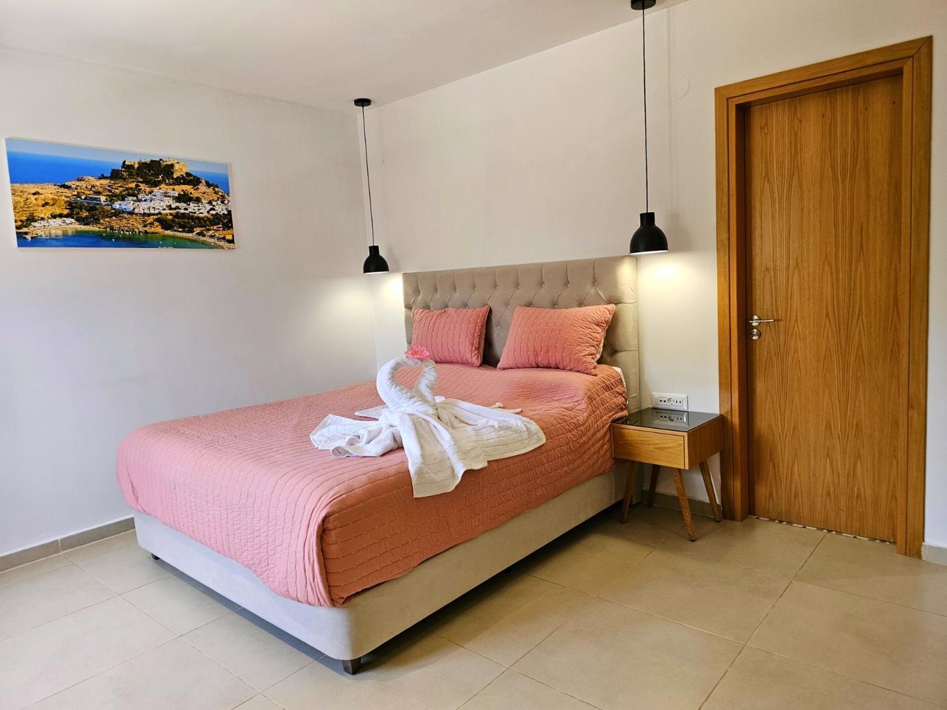 Galini View Apartments Lindos Dış mekan fotoğraf