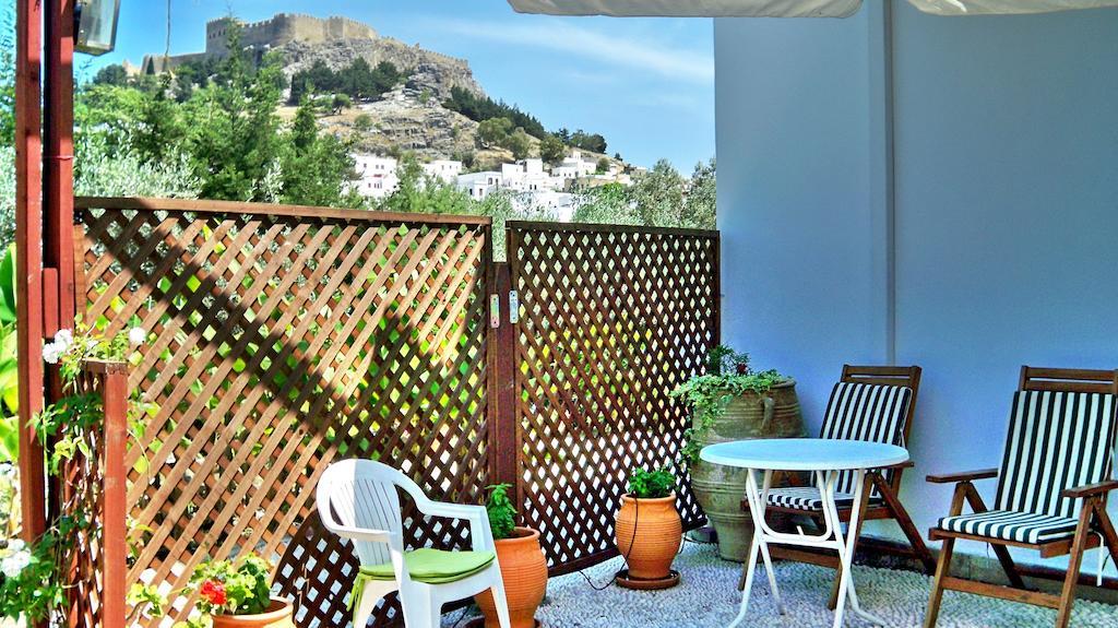 Galini View Apartments Lindos Oda fotoğraf