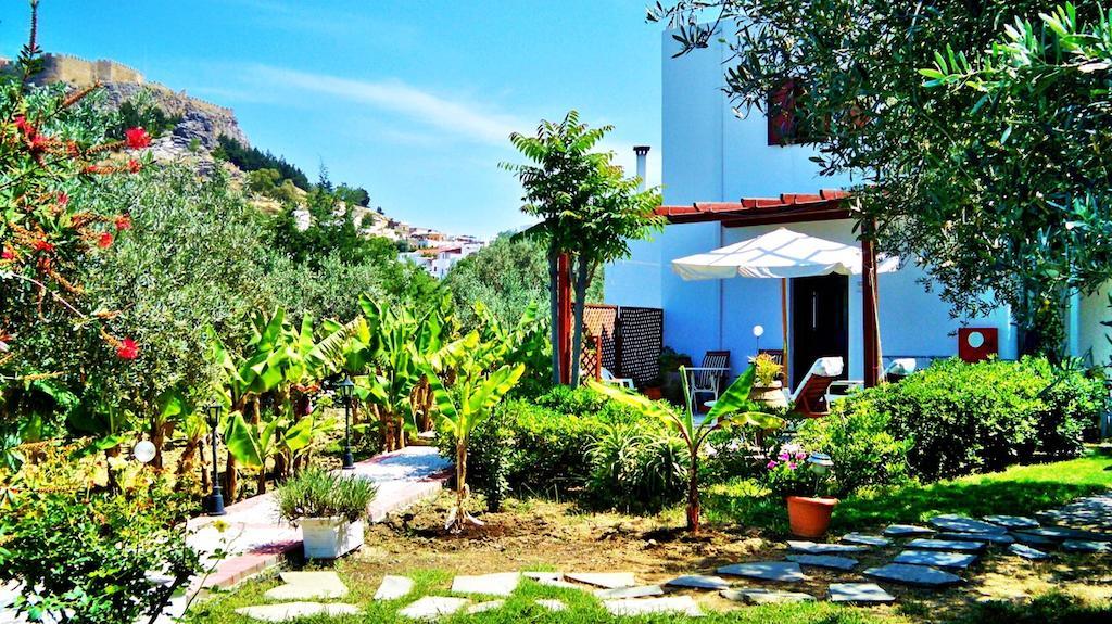 Galini View Apartments Lindos Dış mekan fotoğraf
